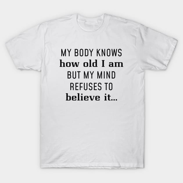 How Old I Am T-Shirt by LuckyFoxDesigns